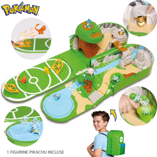 [3701405800246] POKEMON Mochila del entrenador mini mundo el juguete