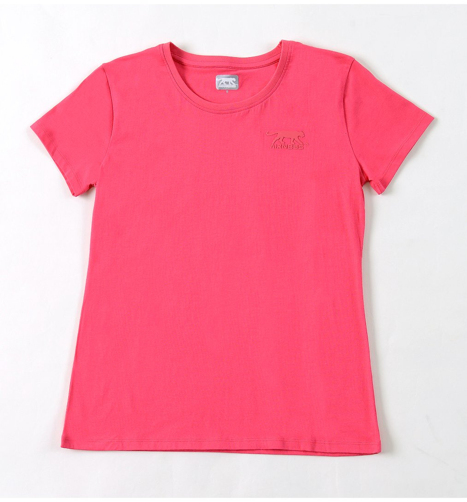 AIRNESS Tee-shirt manches courtes fantaisie enfant Fuchsia
