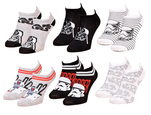 [3701759602718] STAR WARS Calcetines Niño DISNEY 6 Pares