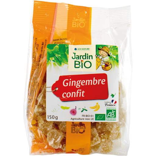 [3760020503673] JARDIN BIO ETIC Gingembre confit Bio 150 g