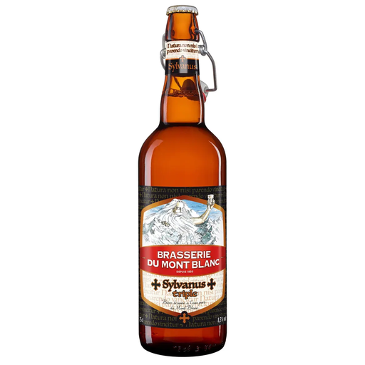 [3760023253070] BRASSERIE DU MONT BLANC Sylvanus Triple Blonde Beer 8.3% 75 cl