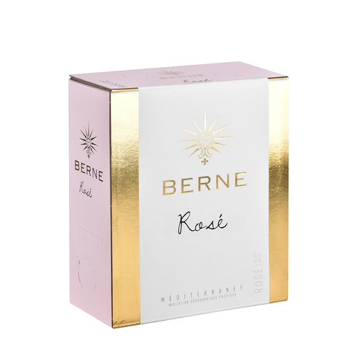 [3760033599182] BERNE Vino rosado IGP Méditerranée BIB 3 L