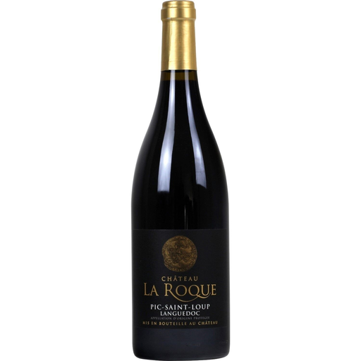 [3760086390040] CHATEAU LA ROQUE Vino tinto AOP Pic St Loup BIO Demeter 75 cl