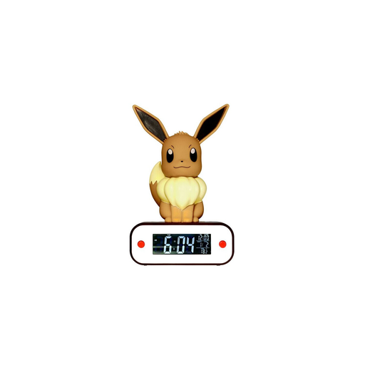 [3760158113706] POKEMON Evoli LED Lamp With Alarm Clock Function