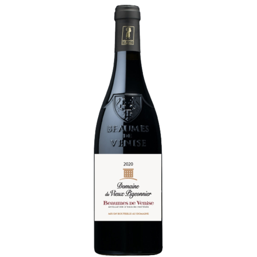 [3760164010365] DOMAINE DU VIEUX PIGEONNIER Red wine A.O.P. Beaumes de Venise bottle