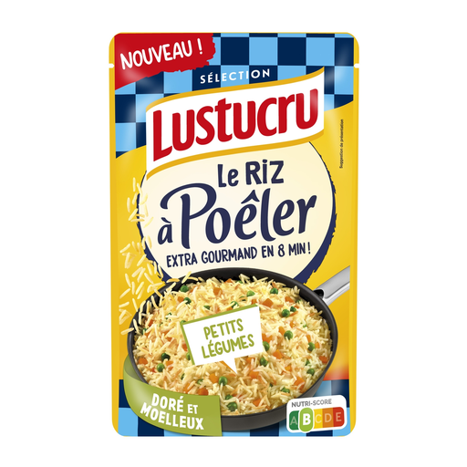 [3760341071042] LUSTUCRU Vegetable Pan-Fry Rice 375 g