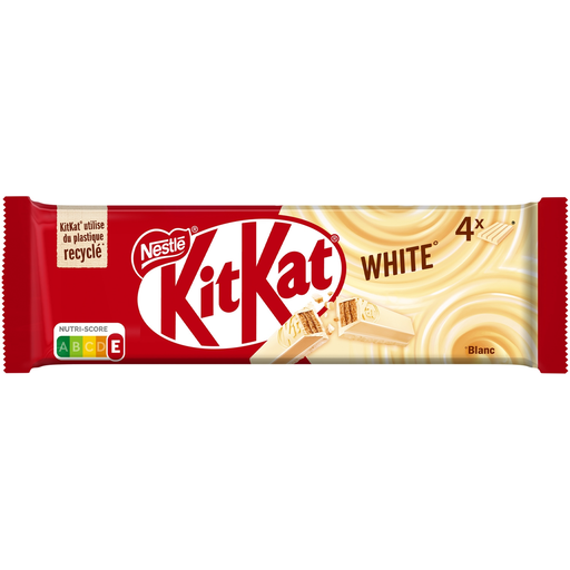 [3800020401217] KITKAT Barre de chocolat blanc les 4 barres de 41,5 g