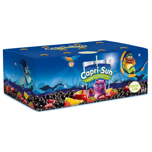 [4000177030707] CAPRI-SUN Multivitamin Fruit Juice Drink Monster Alarm 40 x 20 cl