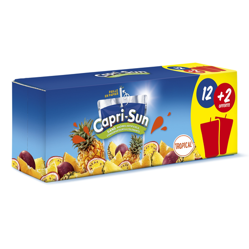 [4000177033043] CAPRI-SUN Tropical Fruit Juice Drink 14 x 20 cl