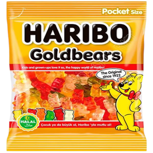 [4001686006061] HARIBO Bonbons gélifiés Goldbears Halal 100 g