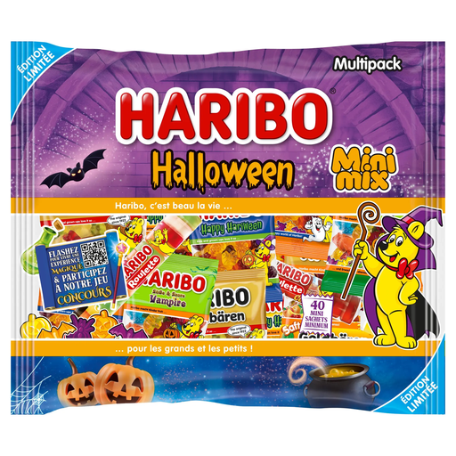 [4001686716649] HARIBO Assortiment de confiseries gélifiées Halloween 630 g