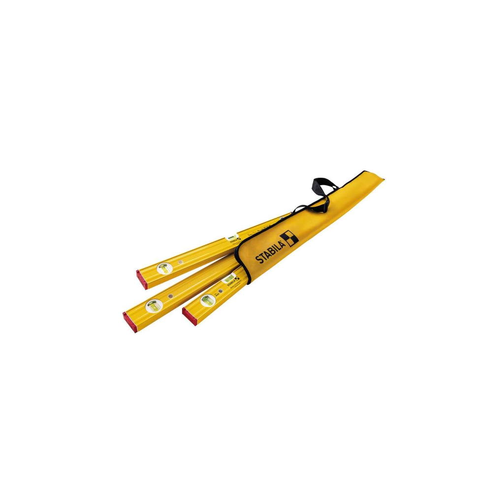 STABILA Conjunto de níveis de bolha PRO 80 AS 120/60/30 cm
