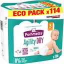POMMETTE Agility Dry Diapers Size 3 (4-9 kg)