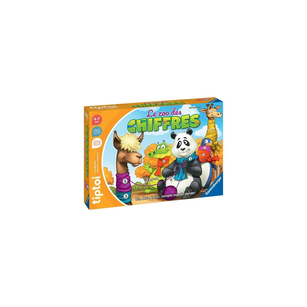 RAVENSBURGER Tiptoi Le Zoo Des Chiffres, Jeu Éducatif Électronique, 00189