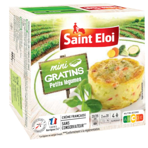 [3250391511877] SAINT ELOI Mini vegetable gratins 480 g