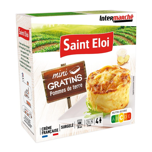 [3250391511952] SAINT ELOI Mini gratins pommes de terre crème française 480 g