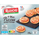 MONIQUE RANOU Mini pizzas de jamón y queso 270 g
