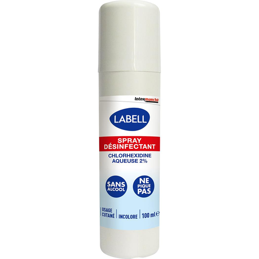 [3250391514311] LABELL Spray desinfetante clorhexidina aquosa 2% sem álcool 100 ml