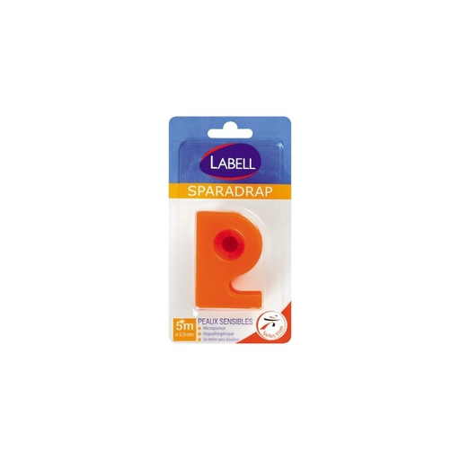[3250391521517] LABELL Esparadrapo peles sensíveis 5m x 2,5cm