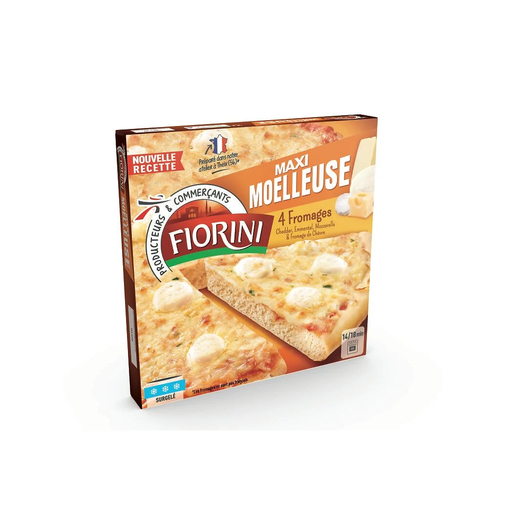 [3250391524679] FIORINI 4-Cheese Maxi Moelleuse Pizza 600 g