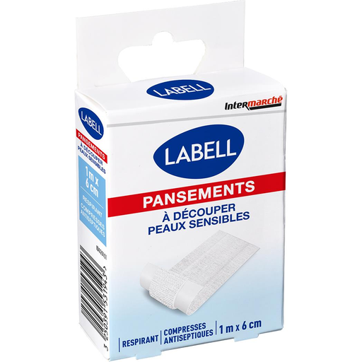 [3250391531943] LABELL Pensos recortáveis para peles sensíveis 1 m x 6 cm