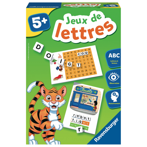 [4005556240609] RAVENSBURGER Jeu Educatif Jeux de lettres la boîte