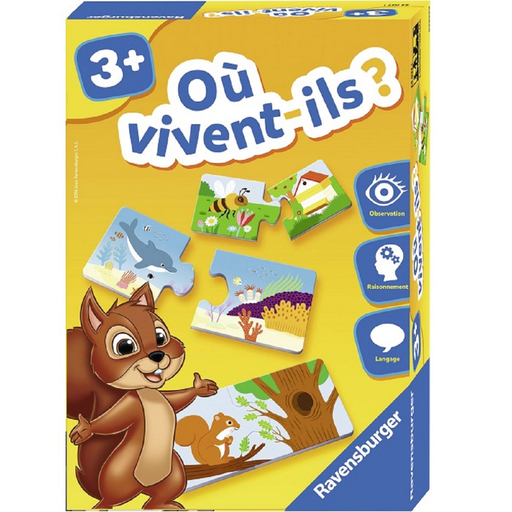 [4005556243747] RAVENSBURGER Où vivent-ils? 0,528 kg
