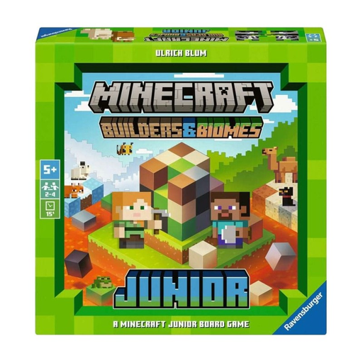 [4005556246151] RAVENSBURGER Minecraft Jogo de tabuleiro Builders & Biomes Junior