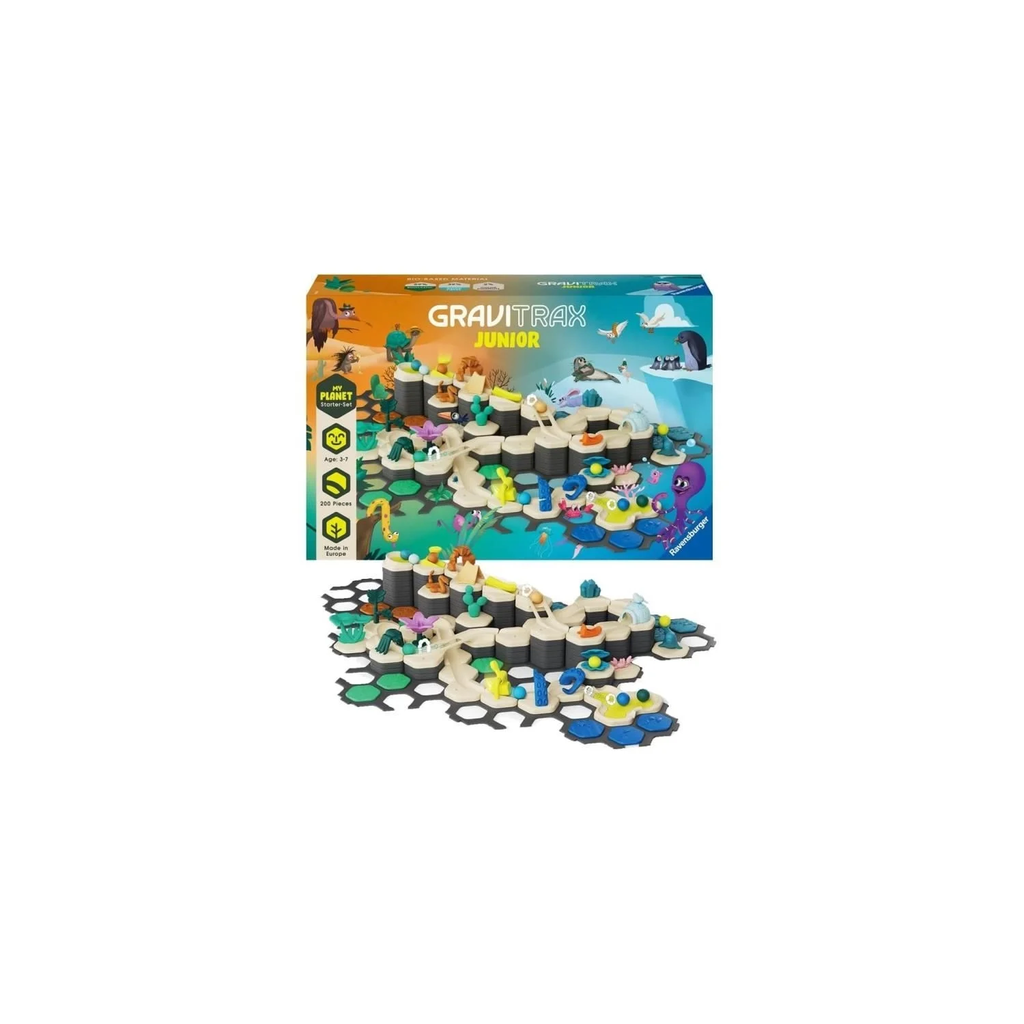 RAVENSBURGER Gravitrax Junior Starter Set XXL My Planet 184 pieces