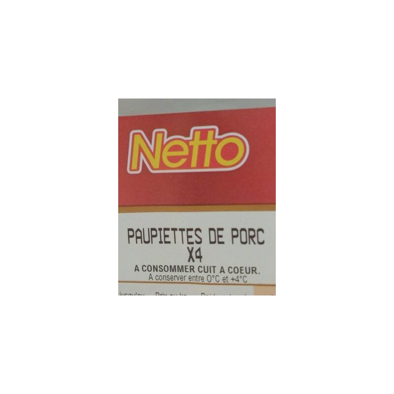NETTO Pork Paupiettes 500 g