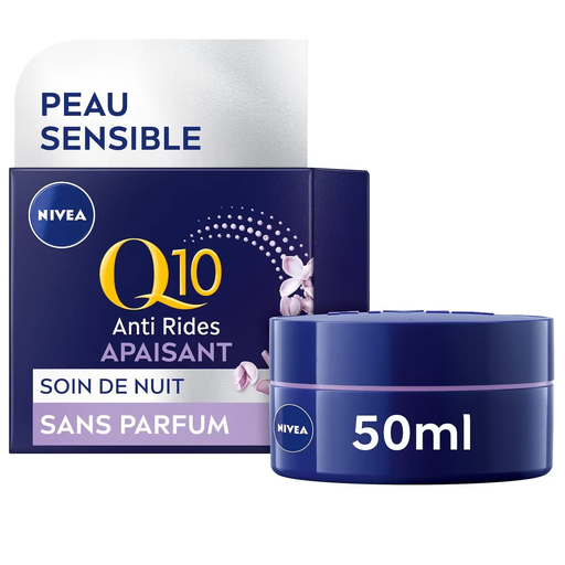[4005900545589] NIVEA Q10 Anti-Wrinkle Sensitive Soothing Night Care 50 ml