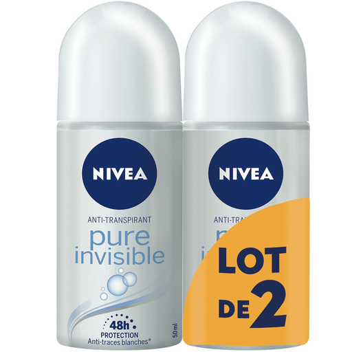 [4005900704658] NIVEA Desodorizante roll-on Anti-transpirante Pure Invisible 50ml