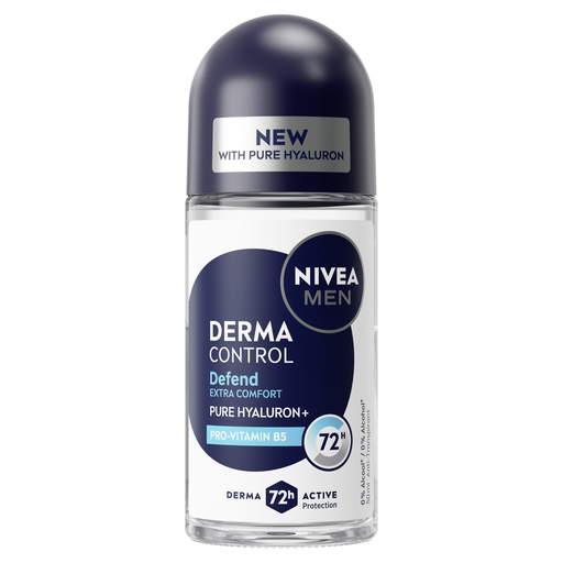 [4006000174068] NIVEA Déodorant Bille Anti-transpirant Derma Control Defend MEN 50 ml