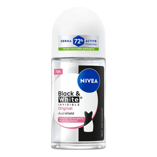 [4006000251493] NIVEA Desodorante Black & White Original Roll-on 50 ml