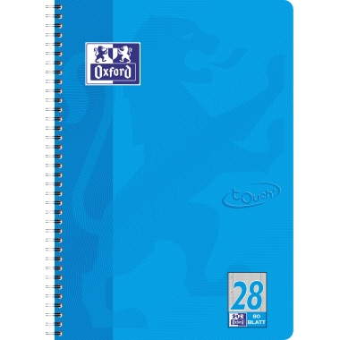 [4006140021352] OXFORD Bloco de notas A4+ 80 folhas Azul
