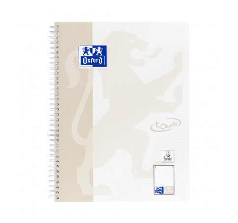 [4006144022553] OXFORD Touch Notebook A4 160 pages Dotted Beige