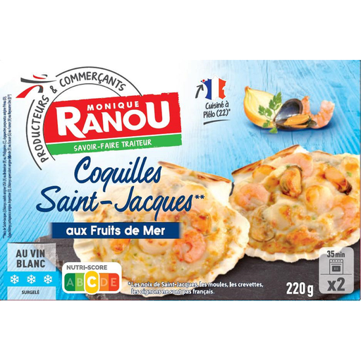 [3250391541560] MONIQUE RANOU Vieiras com marisco 220 g
