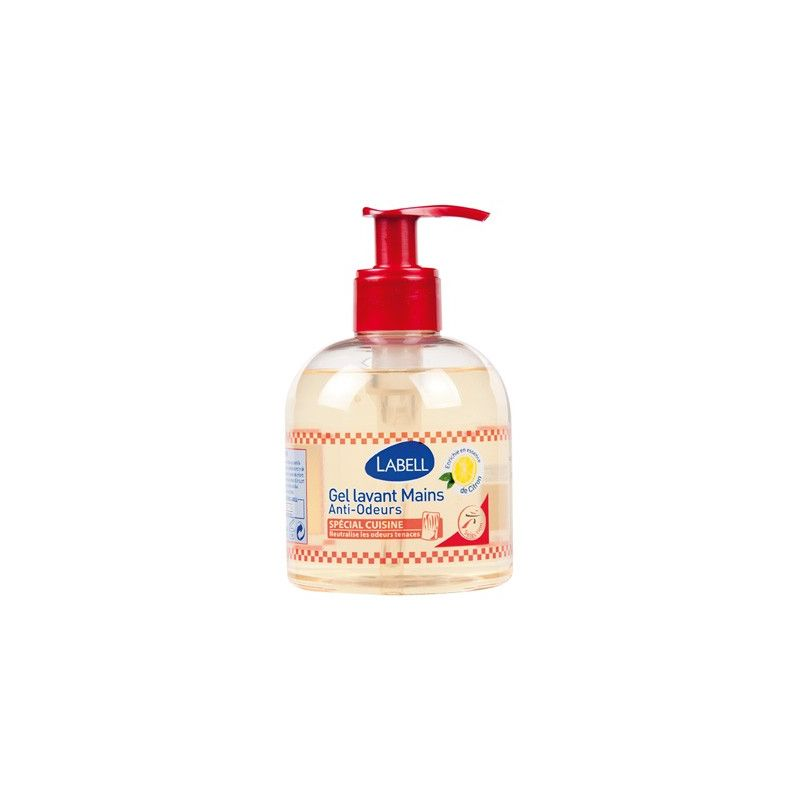 LABELL Gel de manos anti-olores especial cocina 300 ml