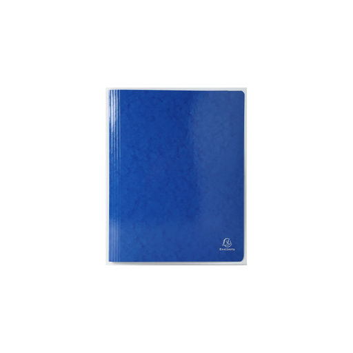 [4010913808071] EXACOMPTA Iderama A4 Filing Folder with Fasteners Dark Blue X 25
