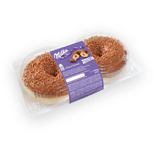 [4017040222961] MILKA Donuts recheados com chocolate 2 peças 130 g