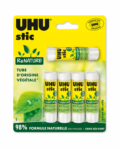 [4026700351606] UHU Renature Minecraft Glue Sticks 41 g