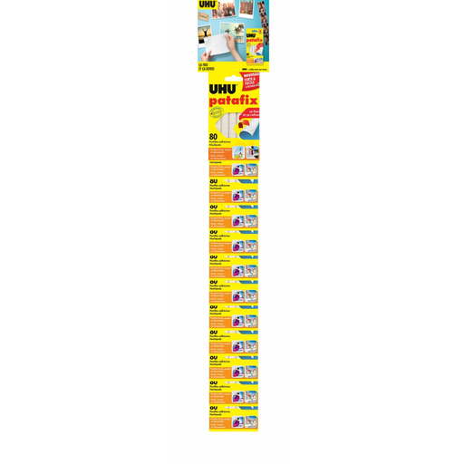 [4026700373301] UHU Patafix branca 80 pastilhas