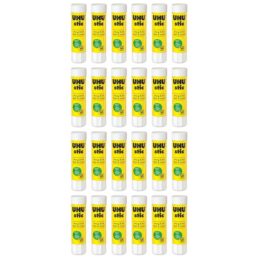 UHU Glue Stick Solvent Free 24 x 8.2 g