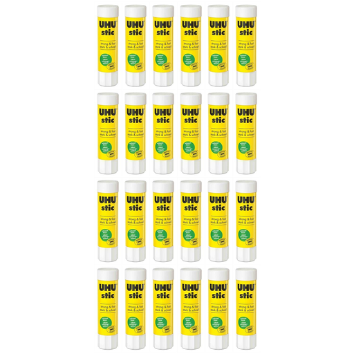 [4026700451870] UHU Glue Stick Solvent Free 24 x 8.2 g