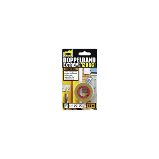 [4026700455311] UHU Extrem mounting tape double-sided 19 mm x 1.5 m