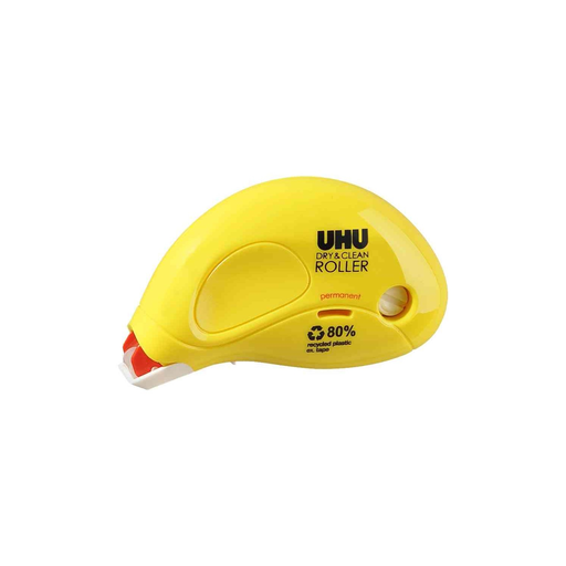 [4026700504668] UHU Dry & Clean Permanent Glue Roller 6.5mm x 8.5m