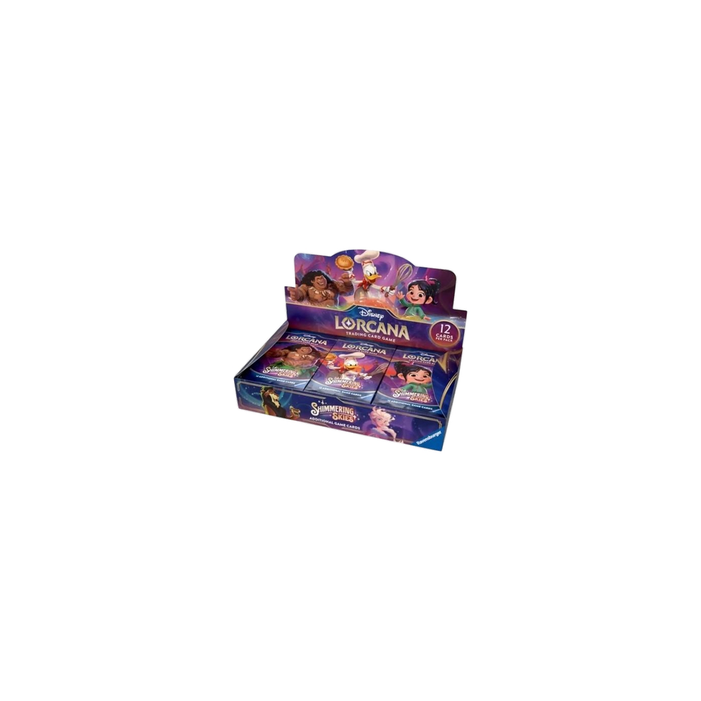 RAVENSBURGER Disney Lorcana TCG Shimmering Skies Display 24 Sobres