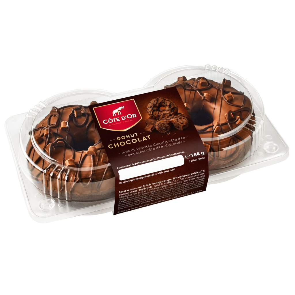 CÔTE D'OR Donuts Fourré 2 peças 144 g
