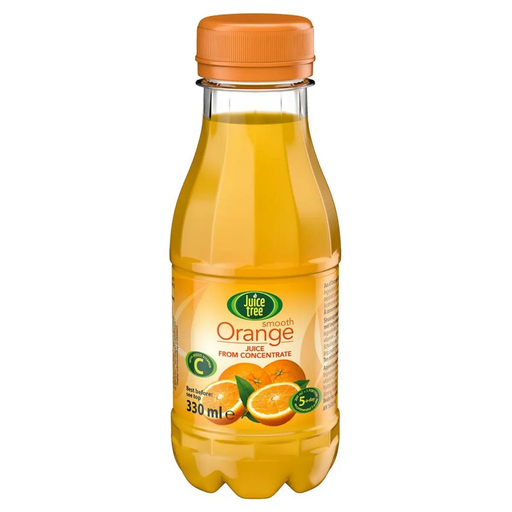 [4100060026616] JUICE TREE Zumo de naranja con pulpa 33 cl