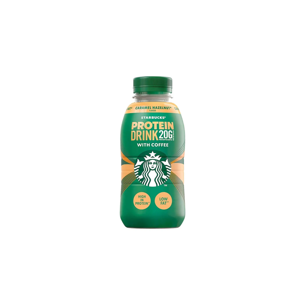 STARBUCKS Protein Milk Drink with Arabica Coffee Caramel Hazelnut Flavor 33 cl
